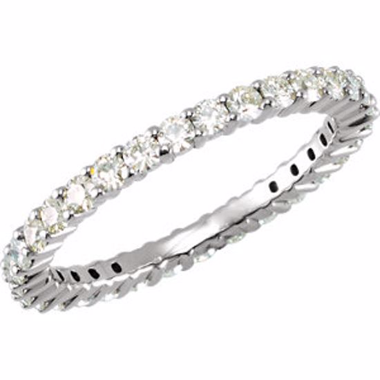 68586:102:P Charles & Colvard Moissanite® Eternity Band