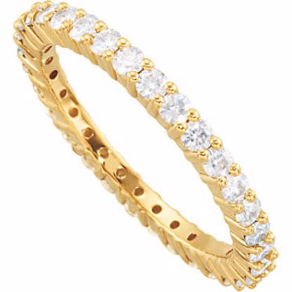 68586:107:P Charles & Colvard Moissanite® Eternity Band