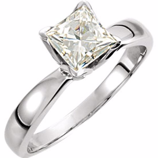 68587:104:P Charles & Colvard Moissanite® 4-Prong Tulipset® Engagement Ring