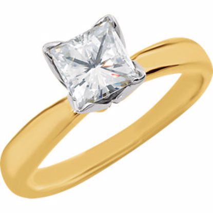 68587:106:P Charles & Colvard Moissanite® 4-Prong Tulipset® Engagement Ring