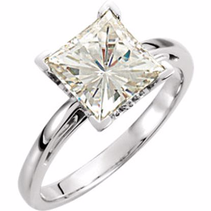 68590:100:P Charles & Colvard Moissanite® 4-Prong V-End Engagement Ring