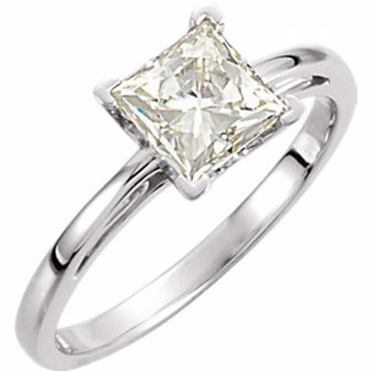 68590:103:P Charles & Colvard Moissanite® 4-Prong V-End Engagement Ring