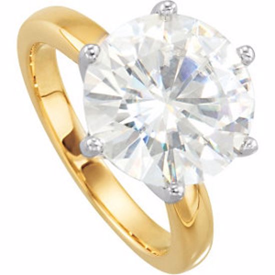 68585:117:P Charles & Colvard Moissanite® 6-Prong Engagement Ring