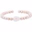 68397:104:P Pink Freshwater Cultured Pearl & Rose Quartz Bracelet