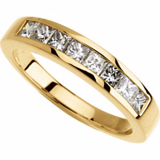 60084:251506:P 18kt Yellow 3/4 CTW Diamond Band