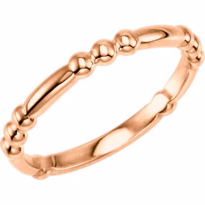 50942:1002:P 14kt Yellow Stackable Ring