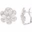 68654:100:P 14Kt White 1 1/4 CTW Diamond Earrings
