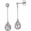 68656:100:P 14kt White 1 CTW Diamond Openwork Earrings