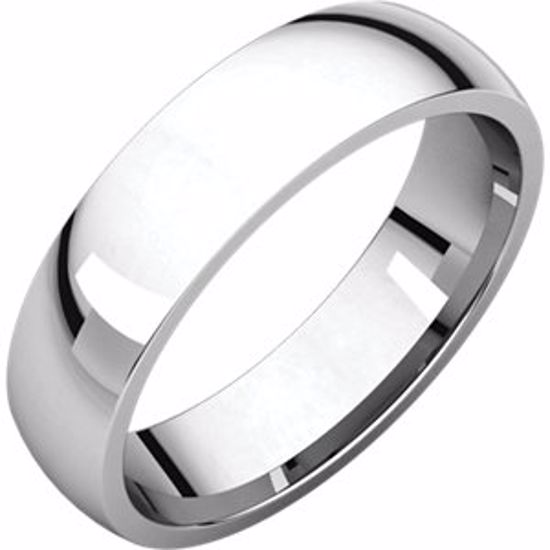 IRL4:100:P Sterling Silver 5mm Light Comfort Fit Band