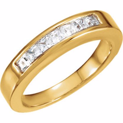 68679:101:P 14kt Yellow 1/2 CTW Diamond Anniversary Band