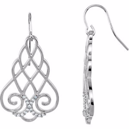 68721:85099:P Filigree Scroll Earrings