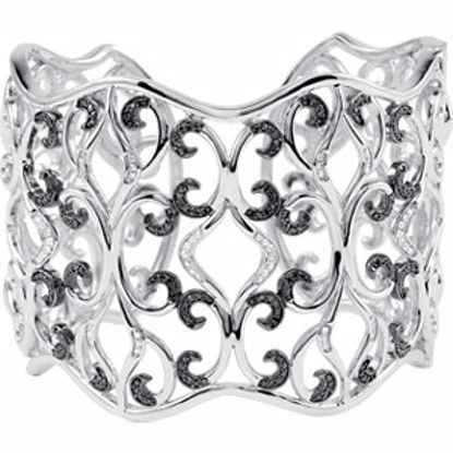 68703:100:P Diamond Cuff Bracelet