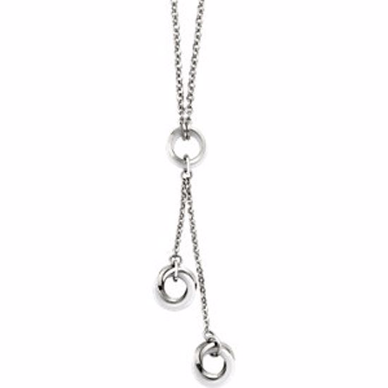 CN228:100:P Ceramic Couture® & Stainless Steel Necklace