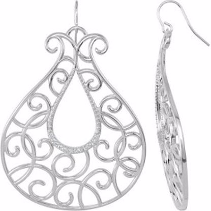 68738:85105:P Filigree Scroll Earrings