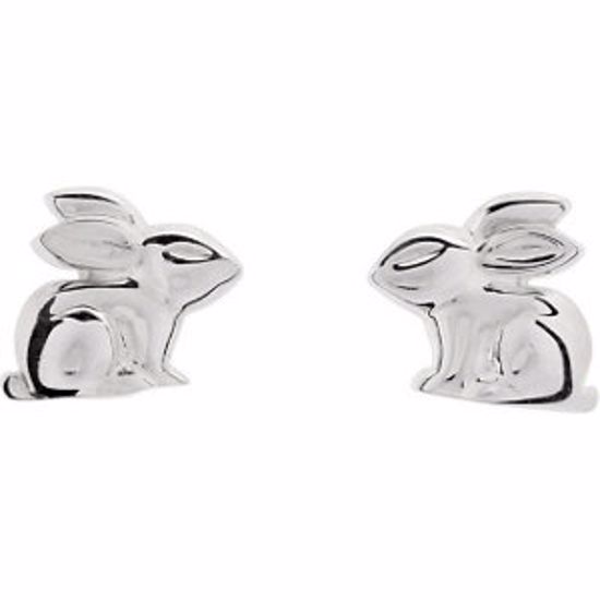 85133:100:P Rabbit Earrings