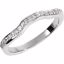 68716:114:P 18kt White 1/5 CTW Diamond Band
