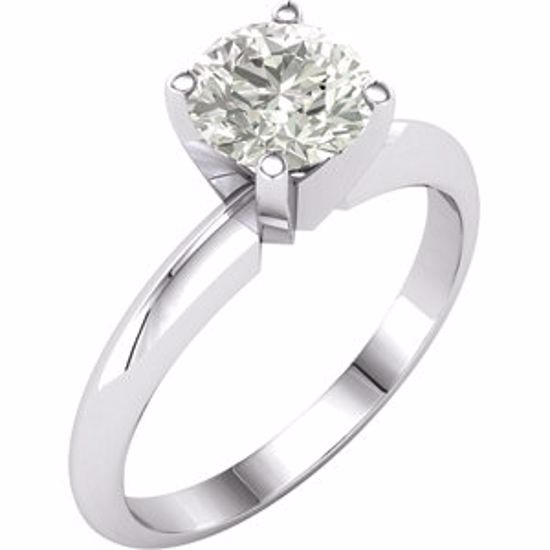 68895:100:P Charles & Colvard Moissanite® 4-Prong Engagement Ring 