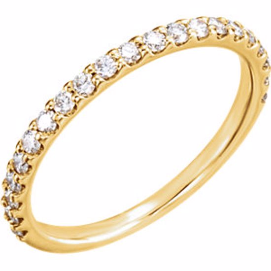 68880:102:P 14kt Yellow 3/8 CTW Diamond Band