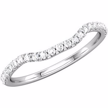 68885:105:P 18kt White 1/4 CTW Diamond Band