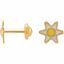 192010:101:P Youth Enameled Daisy Earrings