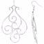 85169:103:P Sterling Silver 66x45mm Fashion Earrings
