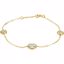 68932:101:P 14kt Yellow Prasiolite and Lemon Quartz 7" Bracelet