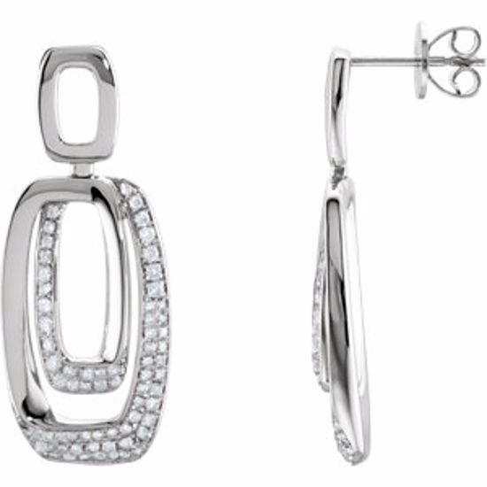 68812:100:P Diamond Earrings