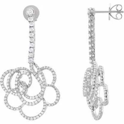 68834:100:P Diamond Earrings