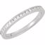 68918:101:P 14kt White 1/2 CTW Diamond Band