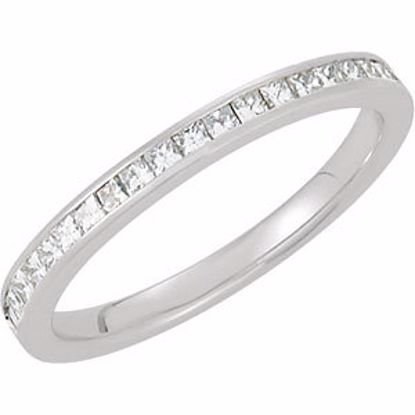 68918:103:P 18kt White 1/2 CTW Diamond Band