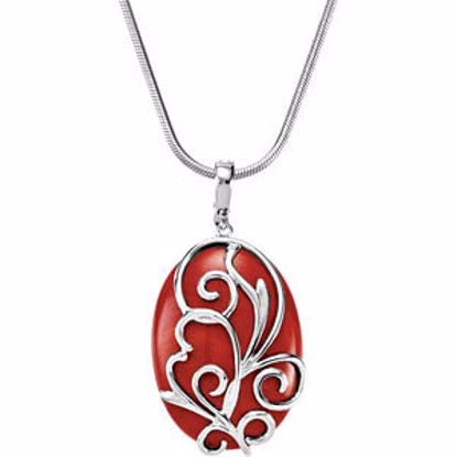 68966:100:P Red Jasper Pendant Enhancer