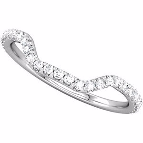 68886:110:P 18kt White 1/3 CTW Diamond Band