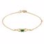 19800:1160:P 10kt Yellow May Birthstone Bracelet