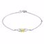 19800:1460:P 14kt White November Birthstone Bracelet