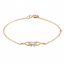 19800:1030:P 14kt Yellow April Birthstone Bracelet