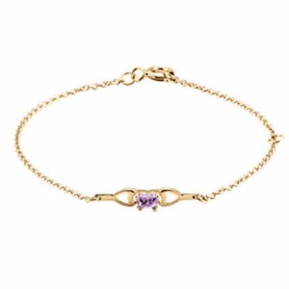 19800:1050:P 14kt Yellow June Birthstone Bracelet