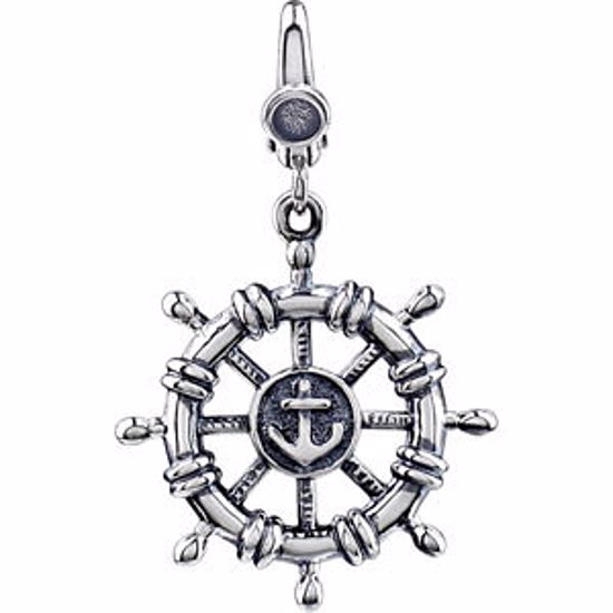 69380:101:P Ship Wheel Charm