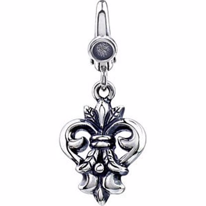 69369:100:P Fleur-de-lis Charm