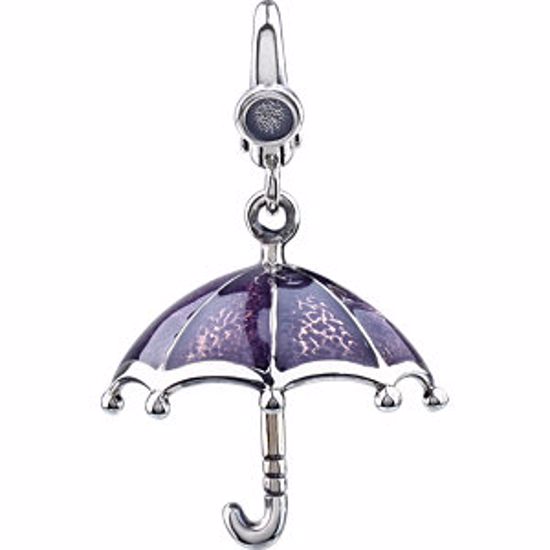 69390:100:P Enamel Umbrella Charm