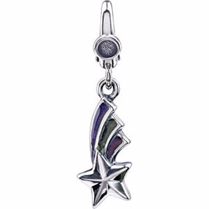 69406:100:P Enamel Shooting Star Charm