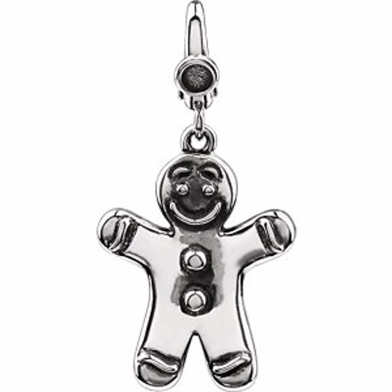 69414:101:P Gingerbread Man Charm