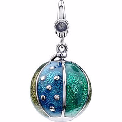 69416:101:P Enamel Beach Ball Charm