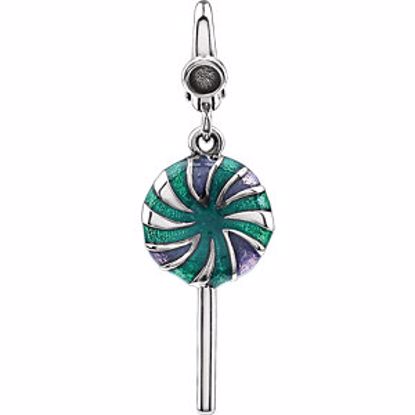 69417:101:P Enamel Lollipop Charm