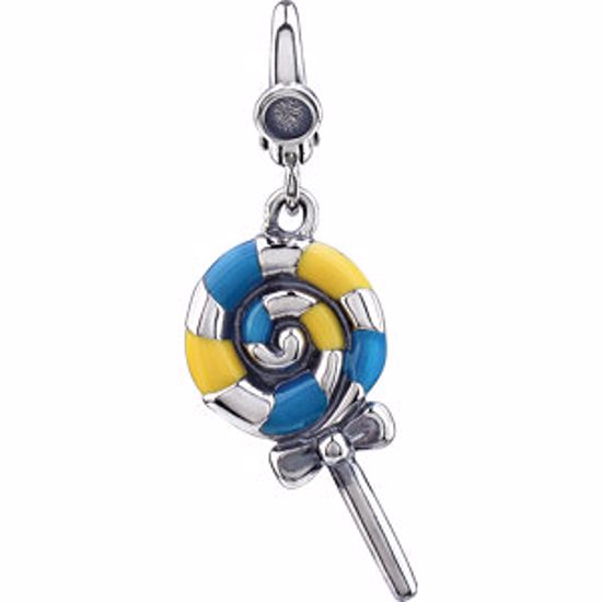 69505:100:P Enamel Lollipop Charm