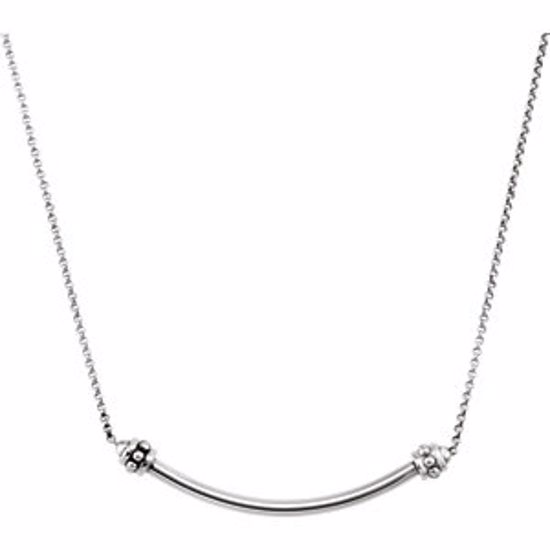 CH1009:101:P Sterling Silver Designer 16" Necklace