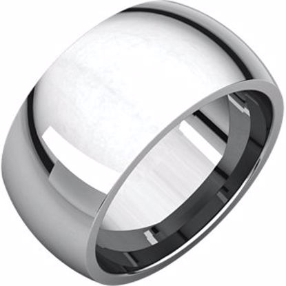 IR7:907:P Sterling Silver 10mm Comfort Fit Band