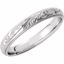 51099:104:P 14kt White 3mm Comfort-Fit Band Size 7