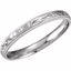 51099:107:P 14kt White 3mm Comfort-Fit Band Size 8.5