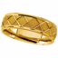 50154:222378:P 14kt Yellow 7mm Plat Comfort Fit Design Band Size 9.25