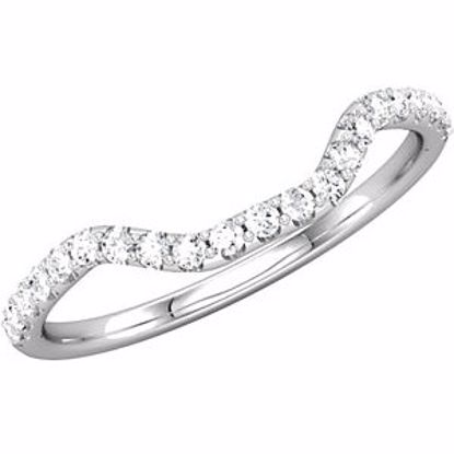 68922:119:P Platinum 1/4 CTW Diamond Band